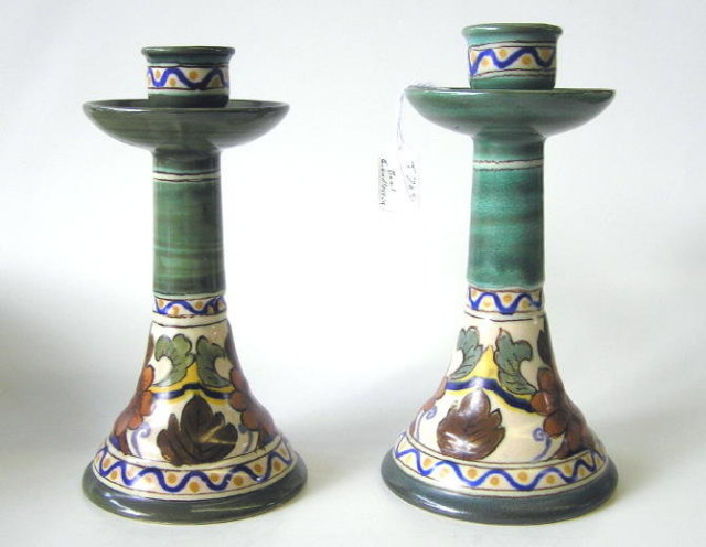 Orel Gouda Console Set Bowl & Candlesticks