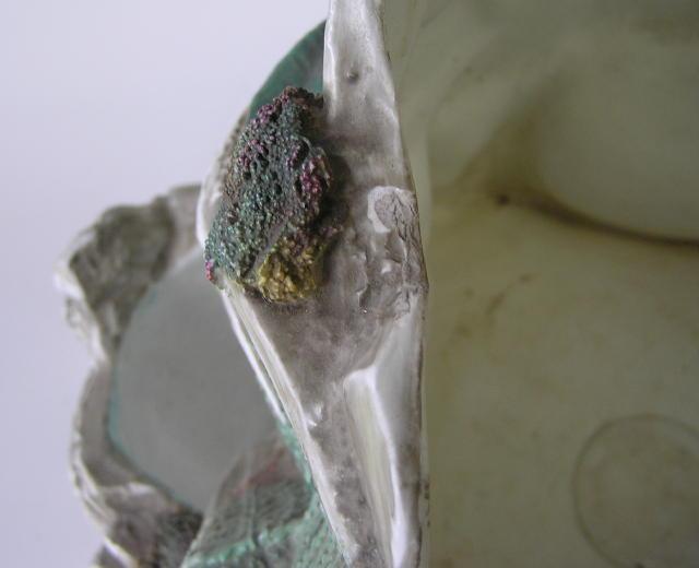 Rare Antique English Royal Worcester Porcelain Jardiniere c1863-
