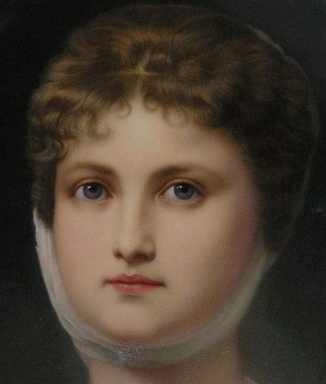 Prussian Queen Luise Porcelain KPM Plaque
