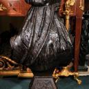Antique Orientalist Male & Female Moor Busts in Patinated Metal