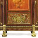Palatial Antique French Louis XVI Style Armoire Cabinet After Benneman