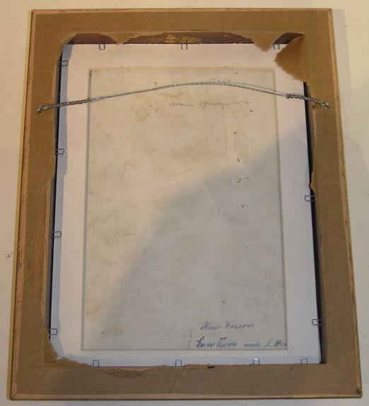 Antique KPM Portrait Plaque of The Vision After Ritter von Max