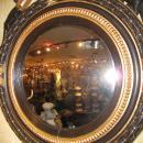 Egyptian Revival Empire Style Girandole Giltwood Wall Mirror
