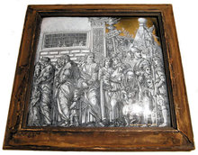 Antique WAHRMUND Wein Vienna Enamel Plaque