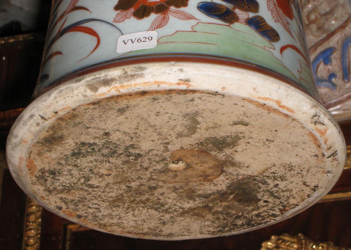 Antique Imari Porcelain Vase with Gilt Bronze Mounts