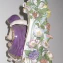 Pair Antique Meissen Figural Candelabra