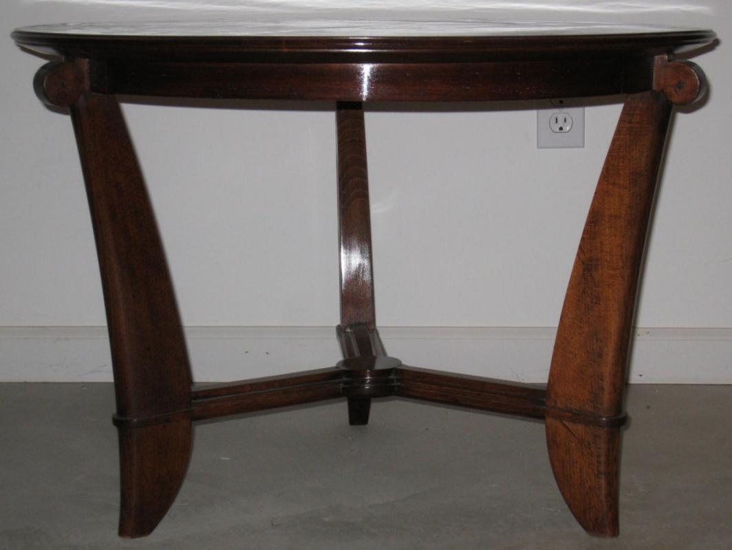 Maurice Champion French Art Deco Rosewood Coffee or Cocktail Table