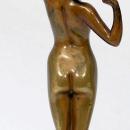 L'Eveil Awakening Art Nouveau Bronze Figurine After Paul Philippe