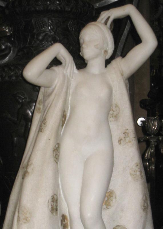 Marcel Louis Botinelly Art Deco Period Marble Figurine Sculpture