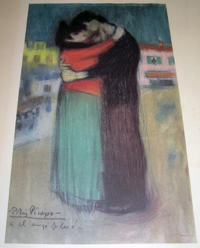 Pablo Picasso Les Bleus de Barcelone Poster from 1964