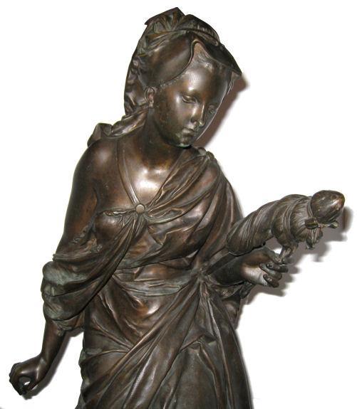 Albert-Ernest Carrier-Belleuse Bronze Figurine Sculpture
