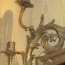 Antique Louis XV Style Gilt Bronze Girandole Mirror