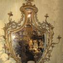 Antique Louis XV Style Gilt Bronze Girandole Mirror
