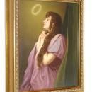 Antique KPM Portrait Plaque of The Vision After Ritter von Max