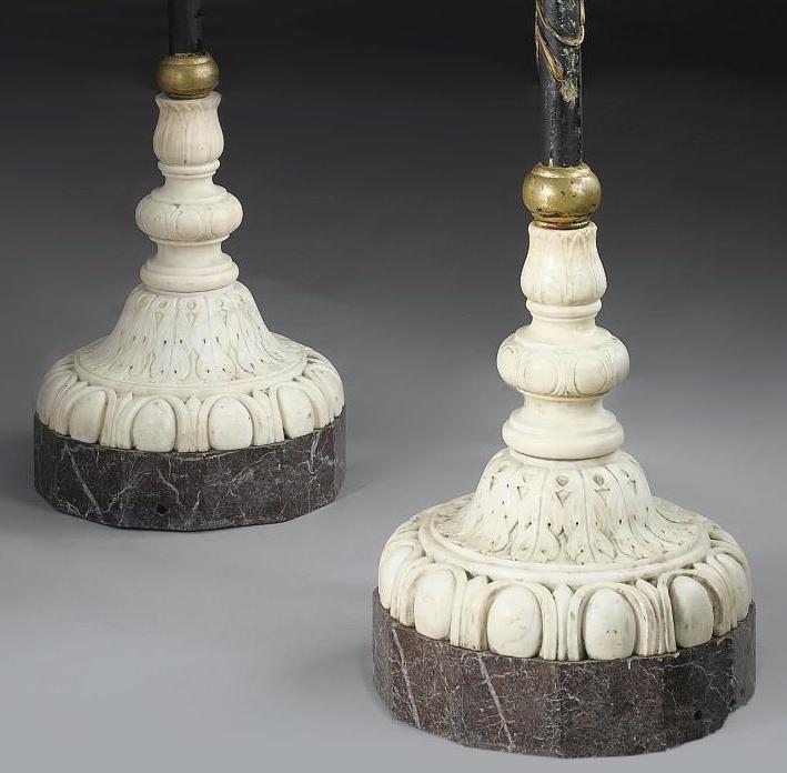 E.F. Caldwell Pair of Renaissance Style Candelabra
