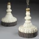 Pair of Renaissance Style Polychrome Metal Floor Candelabra By E.F. Caldwell