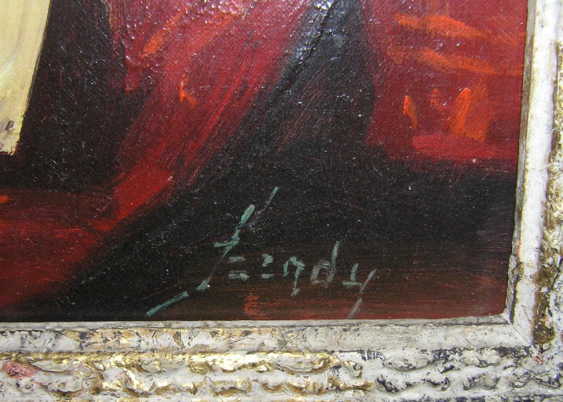 Arisztid Szendy (1903-1972, Hungarian-American) Still Life OIl Painting