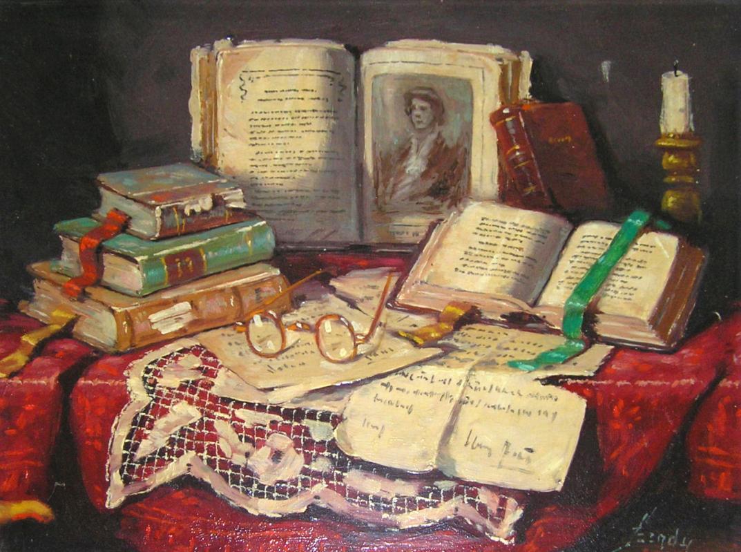 Arisztid Szendy (1903-1972, Hungarian-American) Still Life OIl Painting