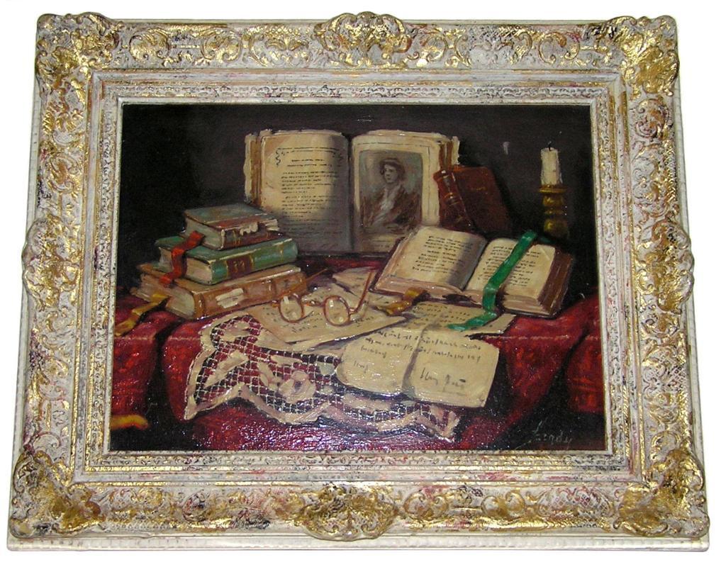 Arisztid Szendy (1903-1972, Hungarian-American) Still Life OIl Painting