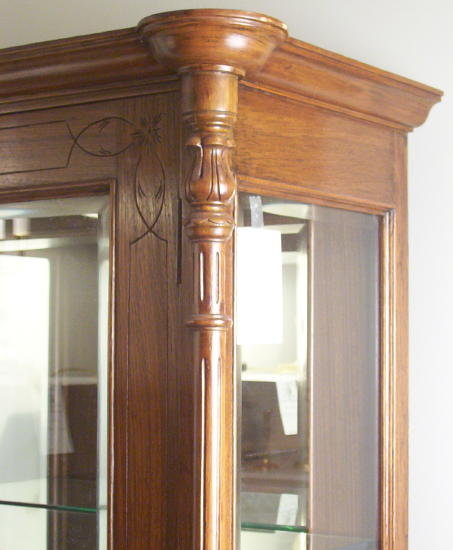 Antique Anglo-Indian Teakwood Display Cabinet