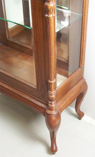 Antique Anglo-Indian Teakwood Display Cabinet