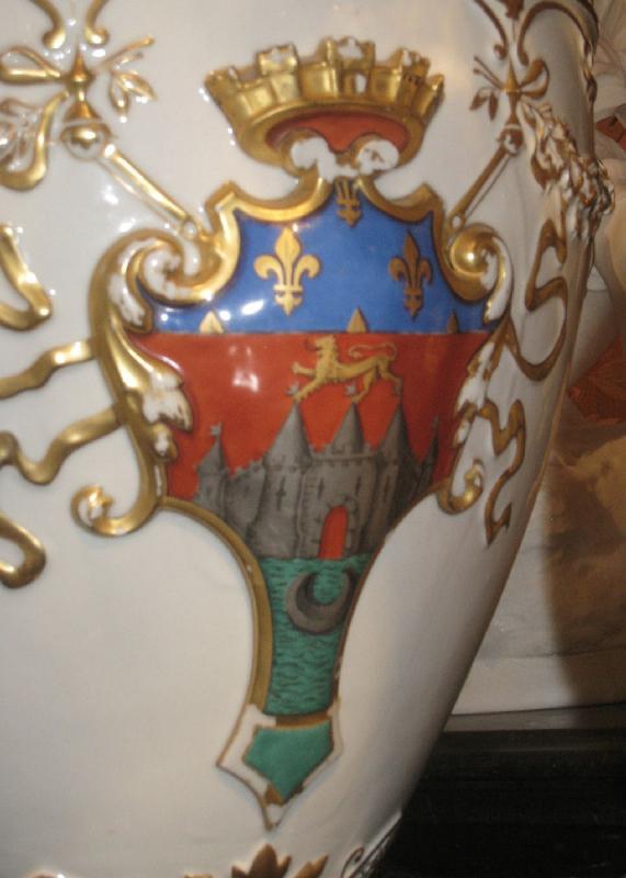 Limoges Guerin et Cie French Algerian Porcelain Vase