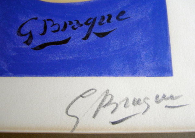 GEORGES BRAQUE Deux Oiseaux Lithograph