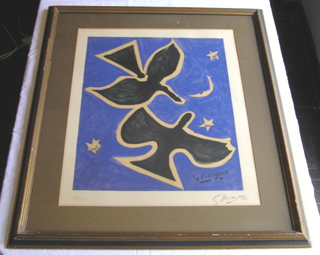 GEORGES BRAQUE Deux Oiseaux Lithograph