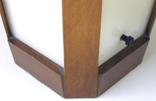Danish Scandinavian Mid-Century Modern Teak Table Lamp