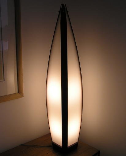 Danish Scandinavian Mid-Century Modern Teak Table Lamp