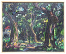 EMERIC French Wooded Landscape Painting