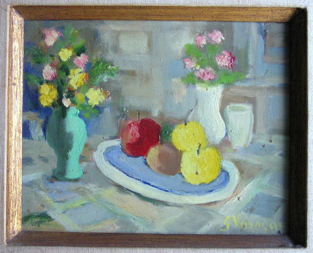c1950s GEORGES VASSEUR French Still Life