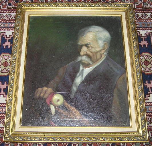 Hungarian Gentleman Portrait Oil Painting by Almády