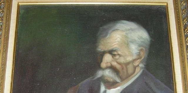 Hungarian Gentleman Portrait Oil Painting by Almády