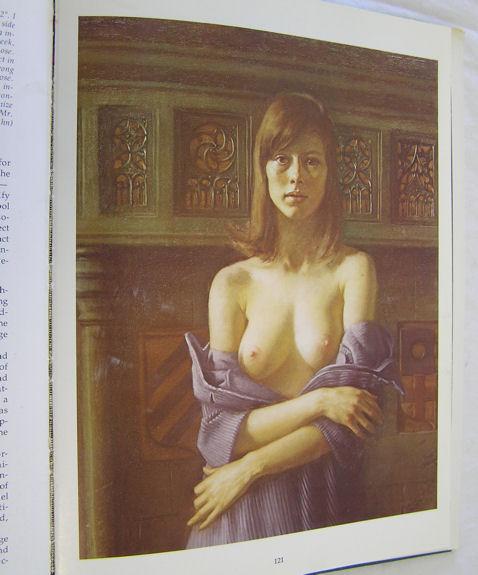 Sophia Semi-Nude Pastel Portrait by Daniel Greene c1970