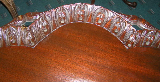 Vintage Mahogany Tilt-Top Tripod Table