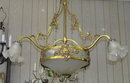 Antique French Louis XV Bronze Chandelier
