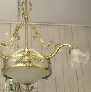Antique French Louis XV Bronze Chandelier