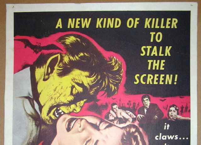 '57 THE VAMPIRE 1 Sheet Poster Board