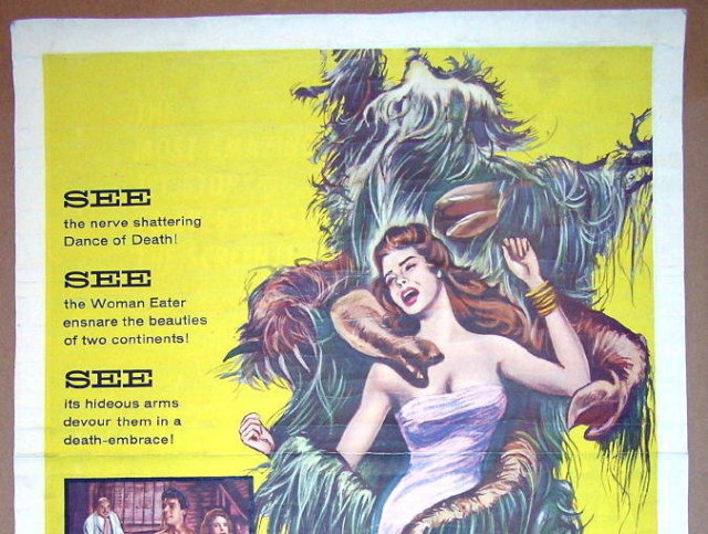 THE WOMAN EATER 1 Sheet Poster Board