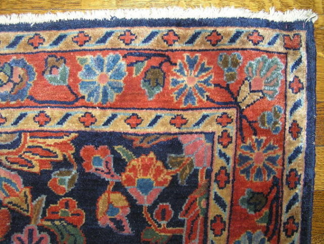 Antique / Semi-Antique 3x5 Sarouk Persian Rug