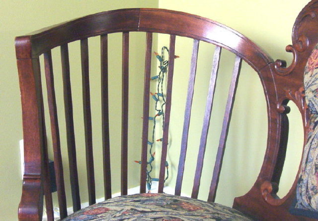 Victorian or Art Nouveau Ladies Parlour Chair