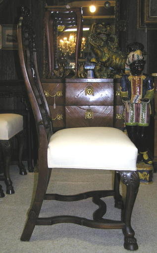Set 4 Portuguese Queen Anne Style Chairs