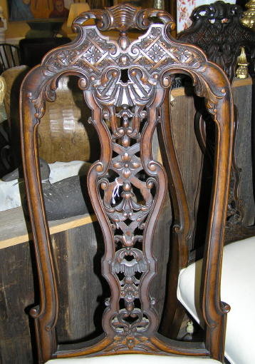 Set 4 Portuguese Queen Anne Style Chairs