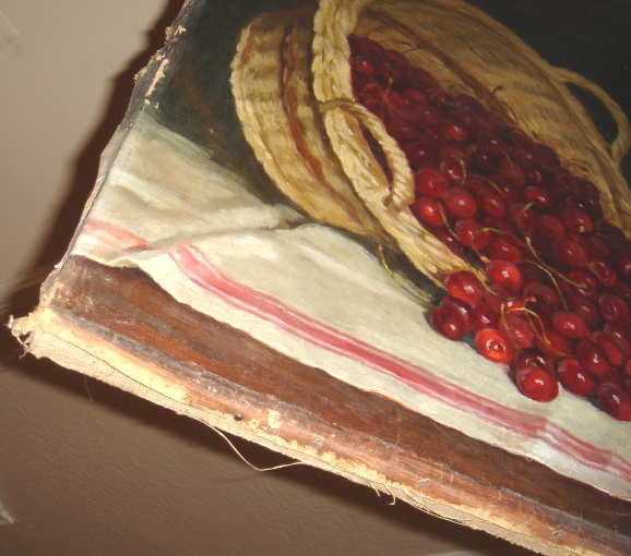 Cherries Cherry Basket Still Life Oil Painting