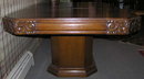 French Art Deco Walnut Dining Table