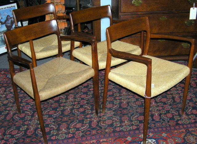 Set of 4 Vintage Niels O. MOLLER Armchairs