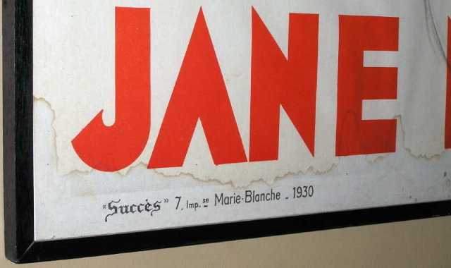 1930 Jane Marny 46x62 Poster by Jean Don