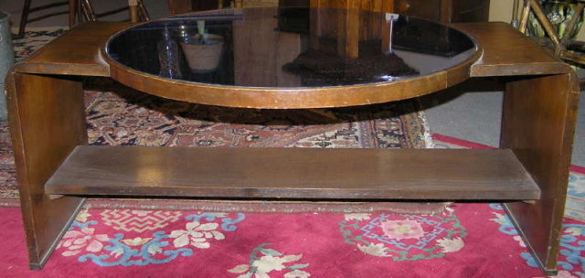Art Deco Cobalt Blue Coffee Cocktail Table
