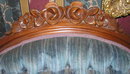 Victorian Blue Velvet Upholstered Sofa